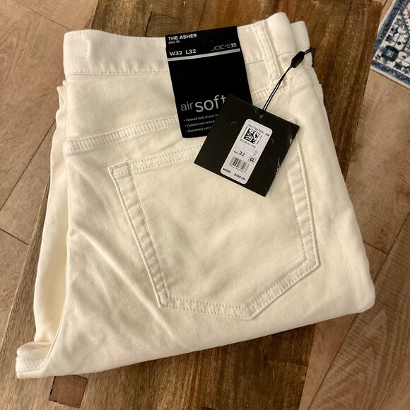 Joe's Jeans Denim Asher Jeans (Cream, Slim Fit, 32Wx32L) - Picture 1 of 3